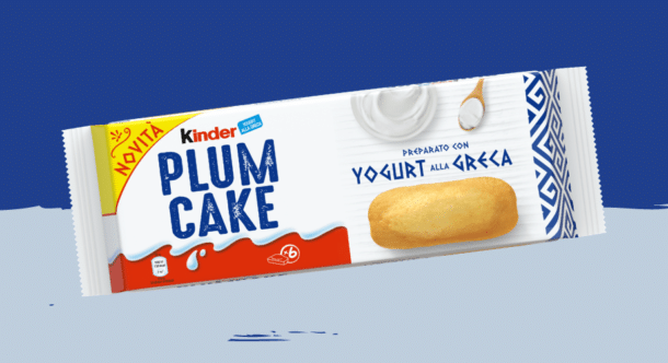 Da Kinder il nuovo Plum Cake con Yogurt alla Greca