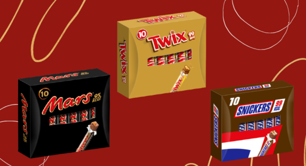 Arrivano Mars, Twix e Snickers nel formato "leggero" Sticks