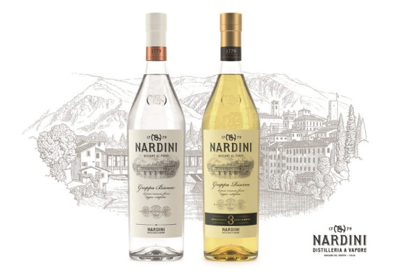 Distilleria Nardini rinnova il look di Grappa Bianca e Grappa Riserva 3 anni