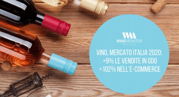Nomisma: in Italia nel 2020 le vendite di vino nel canale online sono cresciute del 102%