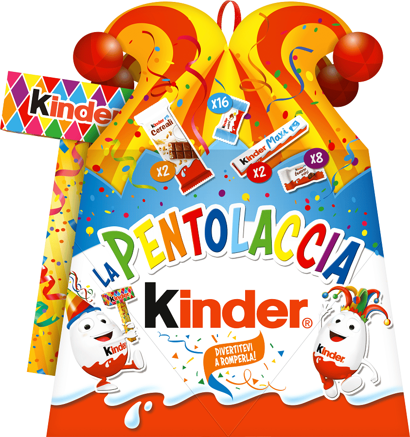 Per festeggiare il Carnevale arriva la Pentolaccia Kinder - Notizie dal  mondo Horeca e del Foodservice